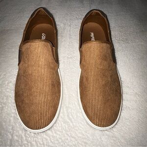 Olukai Men’s LAE’AHI KAPA Brown /beige Corduroy Slip On Shoes Size 12